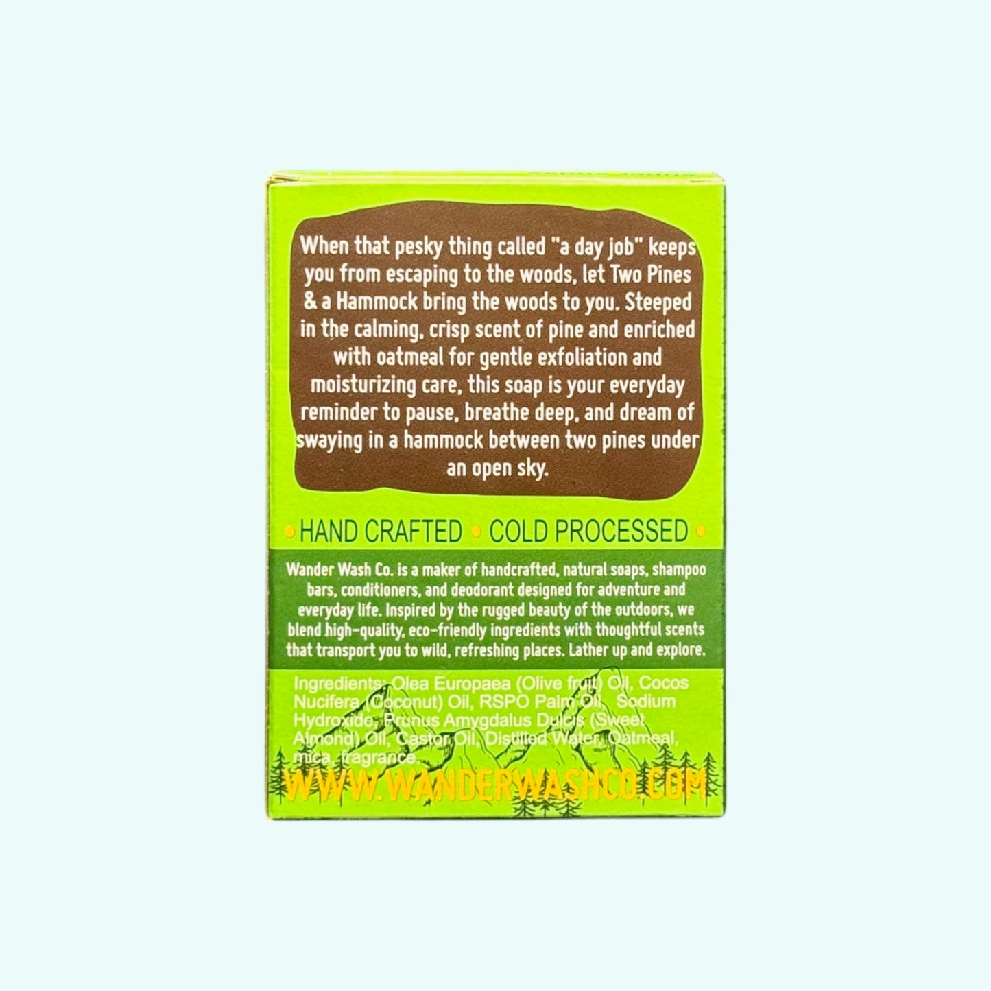 Two Pines and a Hammock - Bar Soap