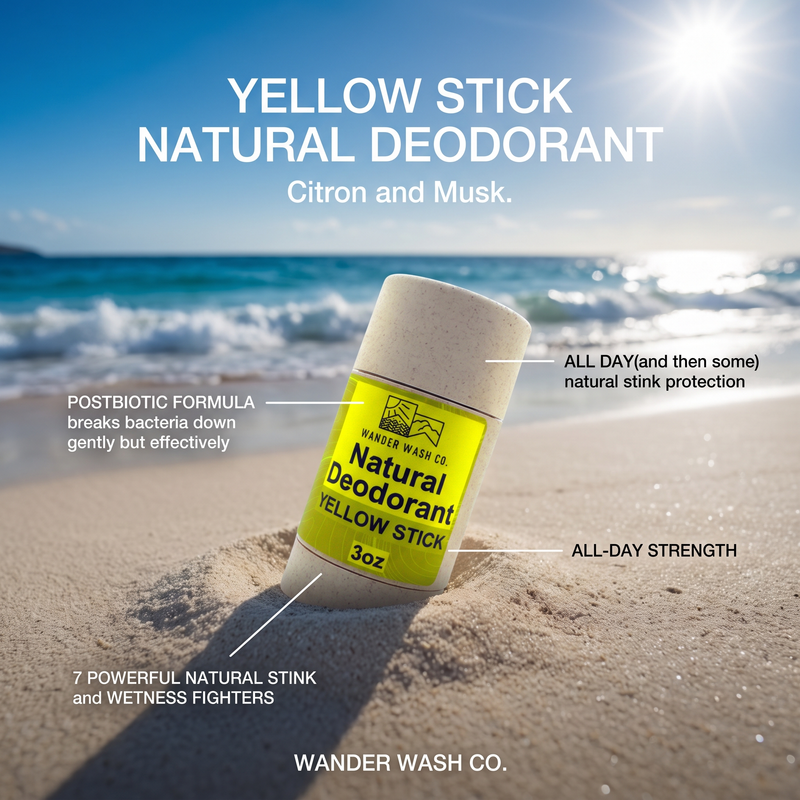 Load image into Gallery viewer, Yellow Stick | Citrus + Earth - Natural Deodorant
