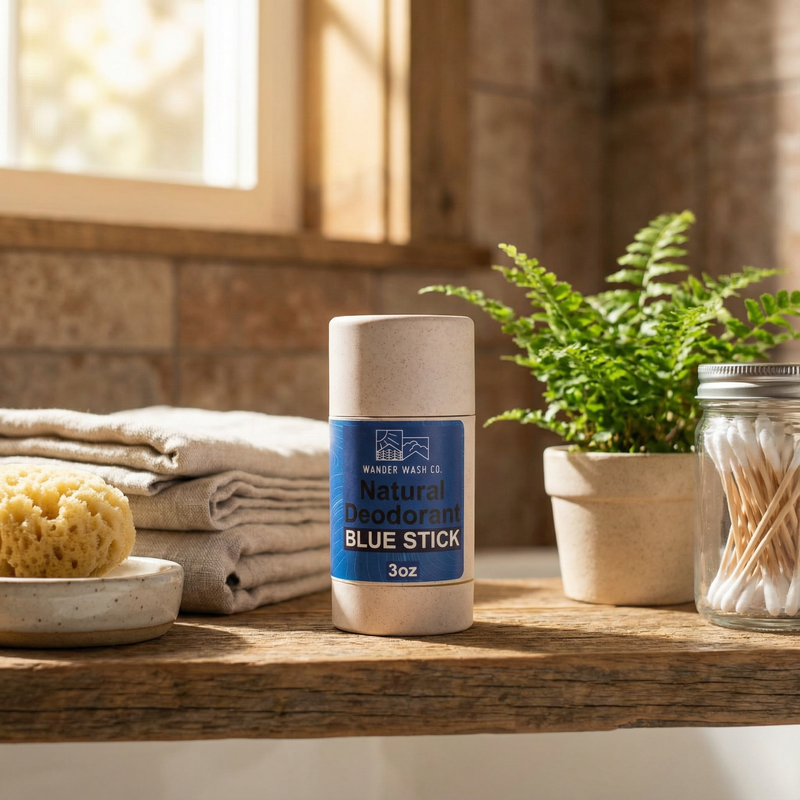 Load image into Gallery viewer, Blue Stick | Bergamot + Orange + Aromatics = Fresh Balance - Natural Deodorant