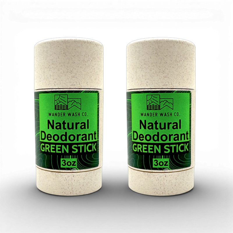 Load image into Gallery viewer, Green Stick | Pine + Amber + Peppercorn - Natural Deodorant
