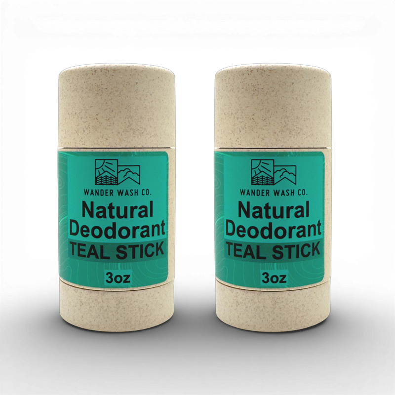 Load image into Gallery viewer, Teal Stick | Agave + Melon + Amber = Desert Calm – Natural Deodorant
