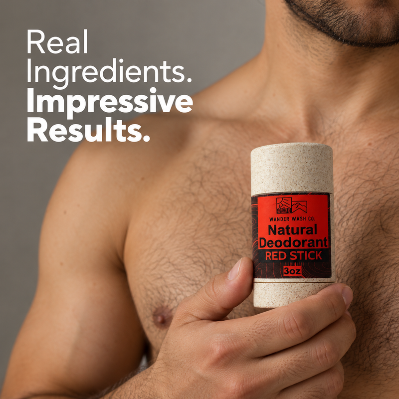 Load image into Gallery viewer, Red Stick | Mint + Amber + Sandalwood = Classic Man - Natural Deodorant
