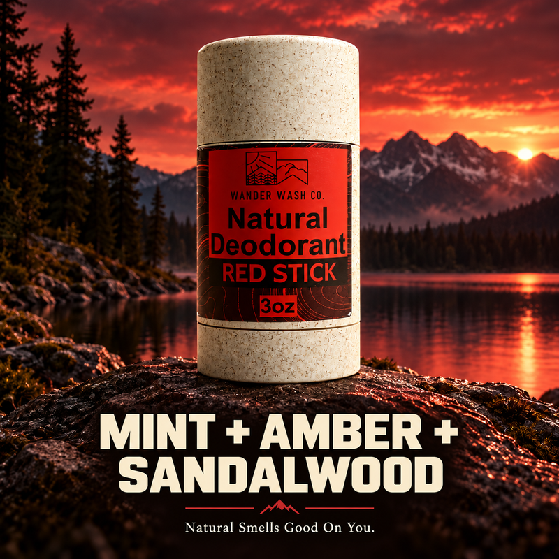 Load image into Gallery viewer, Red Stick | Mint + Amber + Sandalwood = Classic Man - Natural Deodorant
