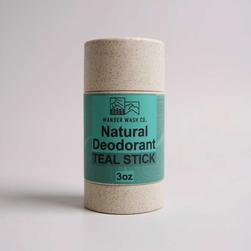 Load image into Gallery viewer, Teal Stick | Agave + Melon + Amber = Desert Calm – Natural Deodorant
