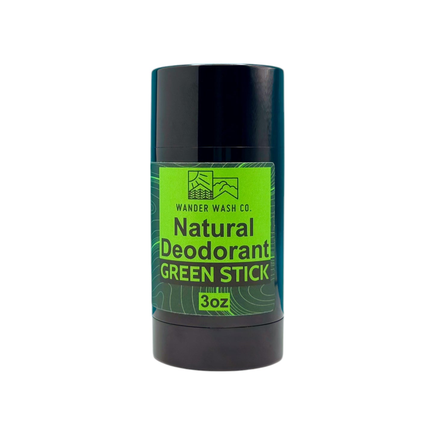 Green Stick | Pine + Amber + Peppercorn - Natural Deodorant