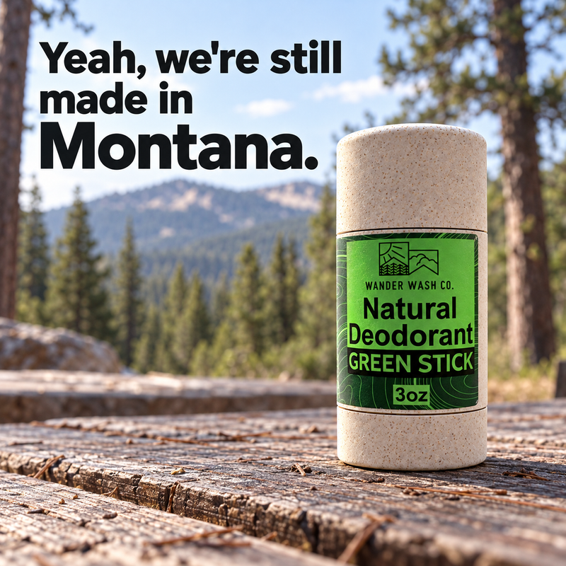 Load image into Gallery viewer, Green Stick | Pine + Amber + Peppercorn - Natural Deodorant
