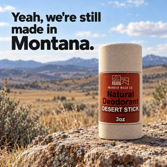 Desert Stick | Amber + Cedar + Vetiver = Warm Wanderer – Natural Deodorant