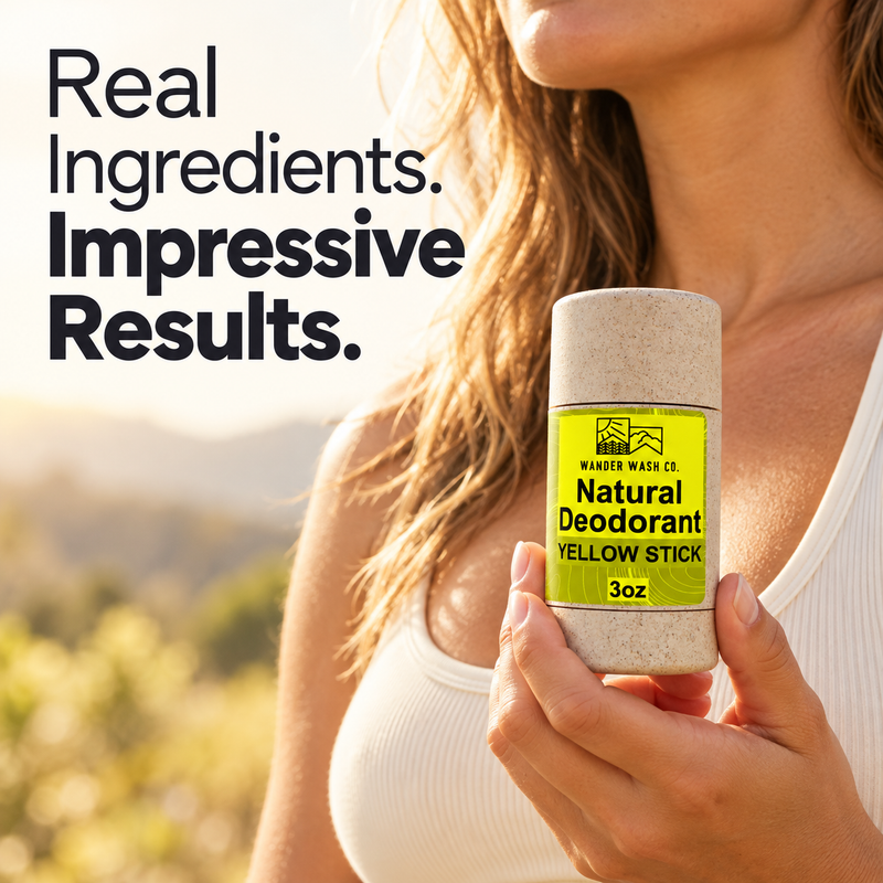 Load image into Gallery viewer, Yellow Stick | Citrus + Earth - Natural Deodorant
