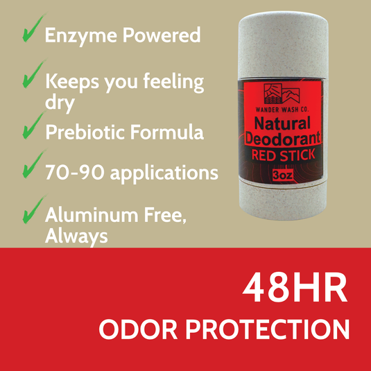 Red Stick | Mint + Amber + Sandalwood = Classic Man - Natural Deodorant