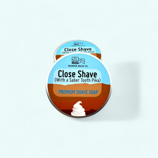 Close Shave (With a Saber Tooth Pika) - Shave Soap