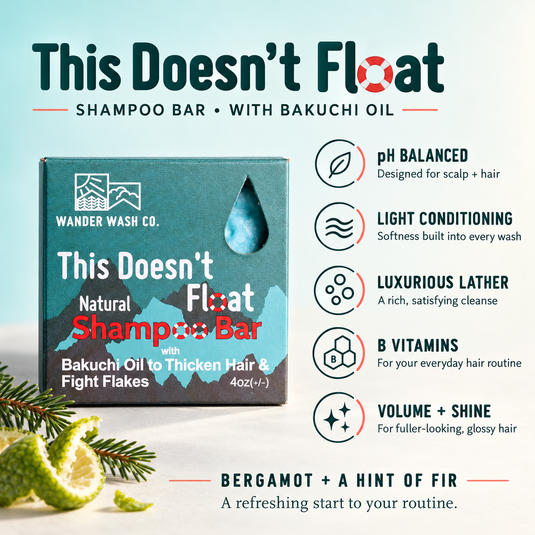This Doesn't Float - With Bakuchi Oil Shampoo Bar