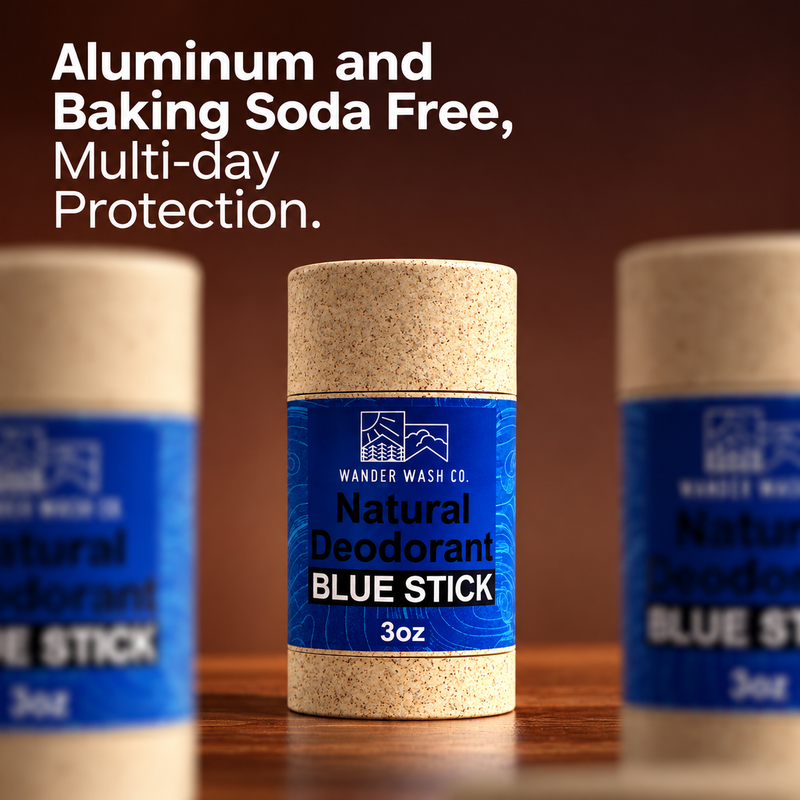 Load image into Gallery viewer, Blue Stick | Bergamot + Orange + Aromatics = Fresh Balance - Natural Deodorant
